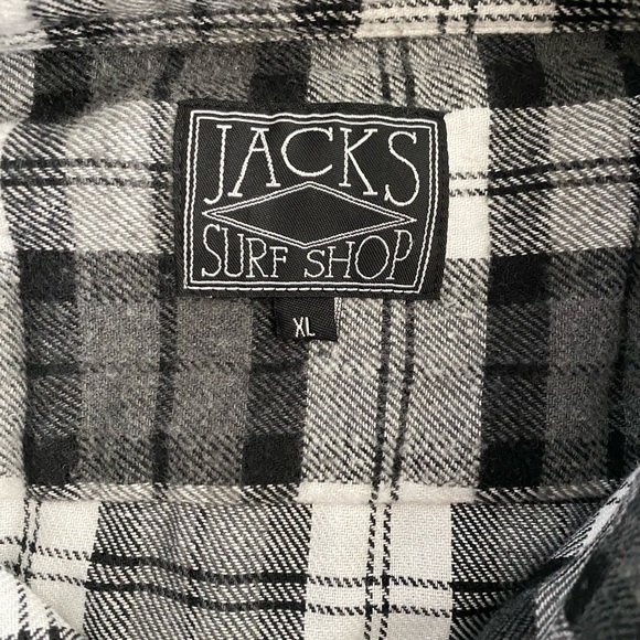 Jack’s Surf Shop plaid Flannel Shirt XL - Picture 4 of 5